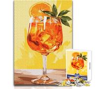 Puzzle 1000 pièces pour Adolescents, thème Aperol Spritz, Jeu éducatif Stimulant, Cadeau d'anniversaire, Dimensions 38x52cm