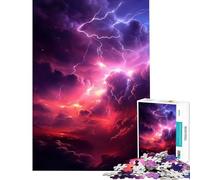 Puzzle 1000 pièces pour Adolescents Thème Apocalypse Storm Jeu addictif pour développer la Patience Jeux Amusants pour Toute la Famille Idée Cadeau (Dimensions 38x52cm)