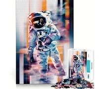 Puzzle 1000 pièces pour Adolescents,thème Astronaute,Espace Abstrait,sans Couture,Jeu de réflexion,Cadeau,Temps de détente,Loisirs créatifs,Noël (50x75cm)