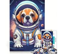 Puzzle 1000 pièces pour Adolescents, thème Astronaute et Chien Corgi de l'espace, Jeu de réflexion, décoration Parfaite, Chaque pièce est Unique 38x26cm