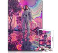 Puzzle 1000 pièces pour Adolescents, thème Astronaute, Vision à Distance, Jeux pour Passer Le Temps, détente, Cadeaux pour Femmes et Hommes (Taille 50x75cm)