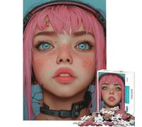Puzzle 1000 pièces pour Adolescents thème Cyberpunk et Anime idéal pour se détendre Analyser et développer sa logique Cadeau Original et Parfait pour Un Anniversaire (38x52cm)
