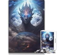 Puzzle 1000 pièces pour Adolescents - Thème : Dieu de la Terre (Anime) - Design élégant - Jeu pour améliorer la mémoire - Cadeau d'anniversaire - Dimensions : 50x75cm
