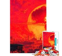 Puzzle 1000 pièces pour Adolescents Thème : Docteur de la peste et Apocalypse Puzzle 1000 pièces Décoration intérieure Jouet à Assembler Idéal comme Cadeau pour Toute la Famille (38x52cm)