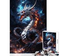 Puzzle 1000 pièces pour Adolescents thème Dragon Lair Jouet Anti-Stress Cadeau de Noël Secret Jeu éducatif renforce Les Liens du Couple Dimensions 50x75cm