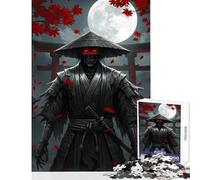 Puzzle 1000 pièces pour Adolescents Thème Fantôme Samouraï Assassin Décoration Jouet Cadeau Jeu Relaxant pour Un Anniversaire ou Noël Dimensions 38x52cm