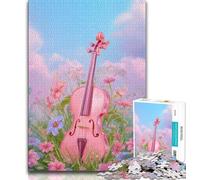 Puzzle 1000 pièces pour Adolescents, thème Guitare, Jouets éducatifs, Jeux familiaux, Cadeaux d'anniversaire Uniques, 50x75cm