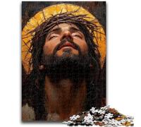 Puzzle 1000 pièces pour Adolescents, thème Jésus, Jeu éducatif, défi, Cadeau d'anniversaire, décoration Murale (38x26cm)