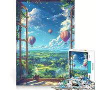Puzzle 1000 pièces pour Adolescents thème Paysage onirique du Matin Jeu Impossible Difficile et Stimulant Cadeau d'anniversaire ou de Noël Unique 38x52cm