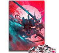 Puzzle 1000 pièces pour Adolescents, thème samouraï et Ninja, avec Affiche et fiche de Questions-réponses (50x75cm)