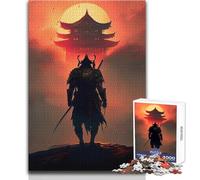 Puzzle 1000 pièces pour Adolescents, thème samouraï, Guerrier Japonais, Magnifique Design, Jeu pour améliorer la mémoire, Cadeau d'anniversaire, Dimensions : 38x26cm