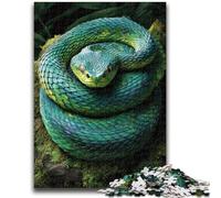 Puzzle 1000 pièces pour Adolescents, thème Serpent Fantastique, activités familiales Amusantes à la Maison, Cadeau d'anniversaire, Cadeau de Voyage, pour Les Enfants de 14 Ans et Plus, 50x75cm