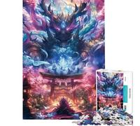 Puzzle 1000 pièces pour Adolescents Thème Temple des Dieux Jeu de détente d'analyse et de logique Cadeau d'anniversaire Original (38x26cm)
