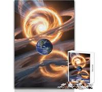 Puzzle 1000 pièces pour Adolescents - Thème Terre et phénomènes cosmiques - Jeu de précision et éducatif - Dimensions : 38x26cm