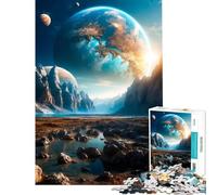 Puzzle 1000 pièces pour Adolescents thème Terre Perdue Jeu éducatif Stimulant Casse-tête pour Un Père Noël Secret (38x26cm)