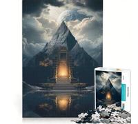 Puzzle 1000 pièces pour Adolescents Tombeau Antique, Jeu éducatif, Course de Vitesse Manuelle, défi Unique 50x75cm