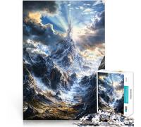Puzzle 1000 pièces pour Adolescents Tour du Sorcier Défi Difficile pour soulager Le Stress est idéal comme Cadeau pour Toute la Famille 50x70cm