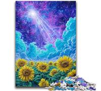 Puzzle 1000 pièces pour Adolescents Tournesol Fantastique pour Les 14 Ans et Plus Défi éducatif Activités Amusantes à la Maison, Cadeaux d'anniversaire, Cadeaux de Voyage 50x75cm