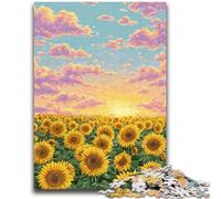 Puzzle 1000 pièces pour Adolescents Tournesol Fantastique pour Les 14 Ans et Plus Jouet éducatif intellectuel décompressant Excellent Cadeau 50x75cm