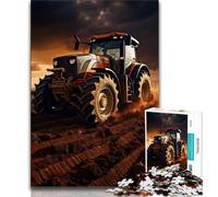 Puzzle 1000 pièces pour Adolescents tracteurs 1000 pièces pour Adultes Jeu de réflexion décoration Murale Cadeaux Uniques pour Anniversaire et Noël 26x38cm