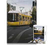 Puzzle 1000 pièces pour Adolescents - Tramway de Berlin - Détente et Loisirs créatifs - Découpe Fine et Lisse - Dimensions:50x75cm