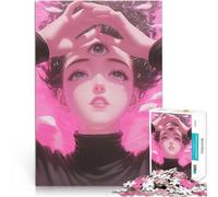 Puzzle 1000 pièces pour Adolescents Tristesse du troisième œil Jouet éducatif intellectuel décompressant Une œuvre d'art 52x38cm