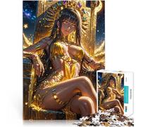 Puzzle 1000 pièces pour Adolescents Trône de la déesse dorée Compétition de Vitesse Manuelle Cadeau Amusant 75x50cm