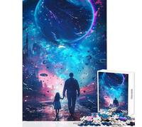 Puzzle 1000 pièces pour Adolescents Tu ES avec Moi Jeu Anti-Stress Cadeau d'anniversaire Jeu Relaxant Défi à relever Dimensions 38x26cm
