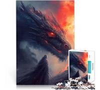 Puzzle 1000 pièces pour Adolescents Tueur de Dragon Jeux éducatifs Décoration d'intérieur Offrir en Cadeau à Toute la Famille 75x50cm