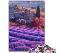Puzzle 1000 pièces pour Adolescents Tulipe Violette, Jeu intellectuel pour la décoration de la Maison, à partir de 14 Ans, 50x75cm