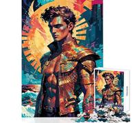 Puzzle 1000 pièces pour Adolescents Ulysse Voyageur Solaire des marées égéennes Jeu éducatif Anti-Stress Jouet à Monter soi-même stimule Le Cerveau (38x52cm)