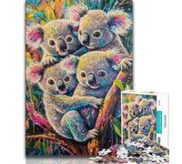 Puzzle 1000 pièces pour Adolescents Un Groupe de Paresseux Puzzle 1000 pièces pour Adultes et Adolescents renforce l'amour Entre Les Couples pour Les 14 Ans et Plus 38x26cm
