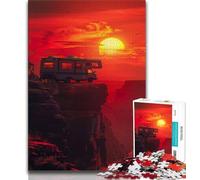 Puzzle 1000 pièces pour Adolescents : Une Vue de l'enfer Puzzle 1000 pièces Jouet éducatif Anti-Stress Cadeaux pour Amis et Famille 38 x 26 cm