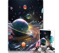 Puzzle 1000 pièces pour Adolescents, Univers coloré Puzzle 1000 pièces pour Adolescents Relax Games est Un pour Toute la Famille 50x75cm