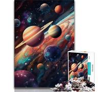Puzzle 1000 pièces pour Adolescents Univers coloré Puzzles pour Adultes Jeu Stimulant idéal comme Cadeau pour Toute la Famille 38x26cm