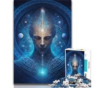 Puzzle 1000 pièces pour Adolescents, Univers ésotérique Zen, Jeu de Quiz, décoration Murale, Cadeaux d'anniversaire et de Noël Uniques (Taille 75x50cm)