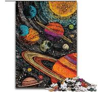 Puzzle 1000 pièces pour Adolescents Univers Galaxie, Aide Le Cerveau à exercer des Jouets addictifs pour cultiver la Patience Décoration Murale 50x75cm