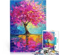 Puzzle 1000 pièces pour Adolescents Œuvre d'art Abstraite représentant Un Arbre défi éducatif Bon Cadeau 75x50cm
