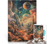Puzzle 1000 pièces pour Adolescents Œuvres de Science-Fiction Jeux éducatifs Décoration d'intérieur Œuvre d'art 38x26cm
