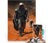 Puzzle 1000 pièces pour Adolescents Vagabond de l'espace Jeu Familial Anti-Stress Défi Difficile Œuvre d'art 75x50cm