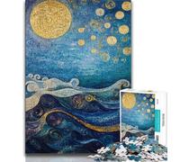 Puzzle 1000 pièces pour Adolescents Vagues de l'océan Puzzles Adultes, Apprentissage éducatif est idéal comme Cadeau pour Toute la Famille (Taille 75x50cm)