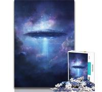 Puzzle 1000 pièces pour Adolescents, Vaisseau Spatial Galactique, Jouets éducatifs, Jeux familiaux, Anniversaires et Cadeaux Uniques (38x26cm)