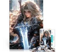 Puzzle 1000 pièces pour Adolescents Valkyrie Romance Compétition de Vitesse Manuelle avec Affiche et Feuille de Questions correspondantes 75x50cm