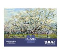 Puzzle 1000 Pièces pour Adolescents Van Gogh The White Orchard Casse-têtes pour Adolescents Analyse Et Logique Interaction Parent-Enfant Jeu Stimulant Jouets 52x38cm/1000pcs
