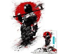 Puzzle 1000 pièces pour Adolescents Viking Berserk Puzzle Anti-Stress Cadeau d'anniversaire pour Les Amis et la Famille (Taille 50x75cm)