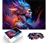 Puzzle 1000 pièces pour Adolescents Visage de Fille Fantastique Séjour Anti-Stress pour Tuer Le Temps Idées Cadeaux 75x50cm