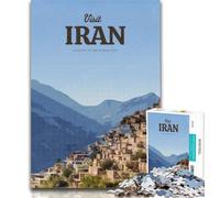 Puzzle 1000 pièces pour Adolescents Visitant l'Iran, 1000 pièces pour Adultes, Jeu éducatif, Jouet de défi pour Femmes et Hommes 75x50cm