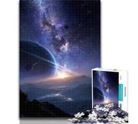 Puzzle 1000 pièces pour Adolescents, Voie lactée, Univers, Galaxie, 1000 pièces pour Adultes et Adolescents, Jeu Familial Anti-Stress, défi Difficile, Superbes Cadeaux et Jouets 50x75cm