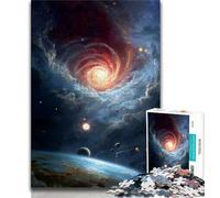 Puzzle 1000 pièces pour Adolescents, Voie lactée, Univers, Galaxie, défi d'intelligence cérébrale, Jouets addictifs, Cadeau d'anniversaire, décoration Murale (38x26cm)