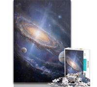 Puzzle 1000 pièces pour Adolescents Voie lactée Univers Galaxie Puzzle Adolescent Relax Games est Un pour Toute la Famille 26x38cm